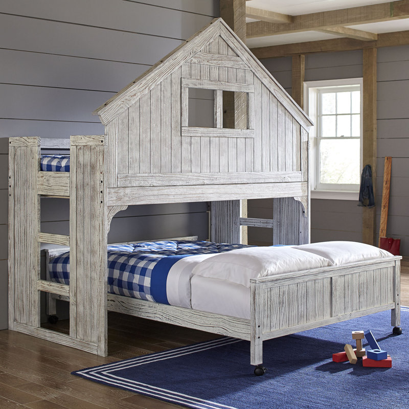 Lake House Twin Over Full Bunk Bed & Reviews Birch Lane